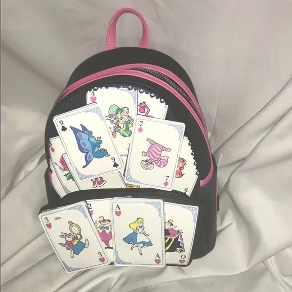Loungefly | Bags | Loungefly Black And Pink Alice In 